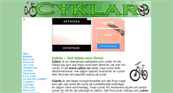 Desktop Screenshot of cyklar.eu
